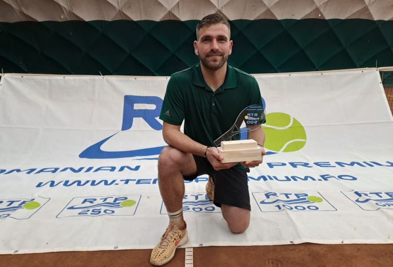 Constantin Bărcănescu a cucerit turneul de tenis RTP 500 CUP 2023