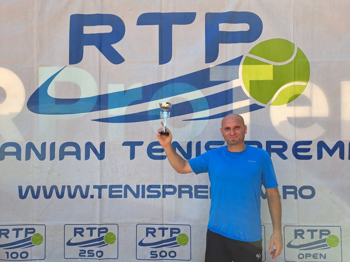 Lucian Ioniță a câștigat turneul de tenis RTP 50 CRISTAL CUP 2023